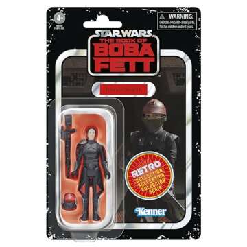 STAR WARS Retro Collection Fennec Shand, The Book of Boba Fett 3.75 Inch Collectible Action Figures,...