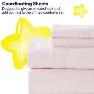Kids Bedding Set Bed in a Bag - Rainbow Unicorn Design