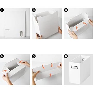 Tunnkit Collapsible File Organizer for Letter Size Storage