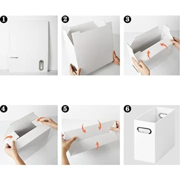 Tunnkit Collapsible File Organizer for Letter Size Storage