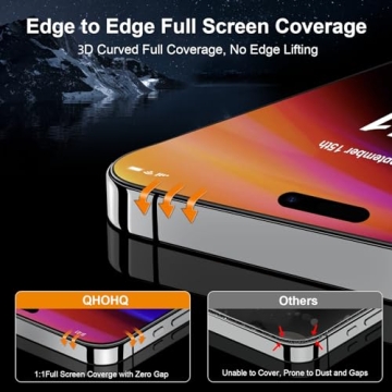 iPhone 16 Pro Max Screen Protector with Lens Kit