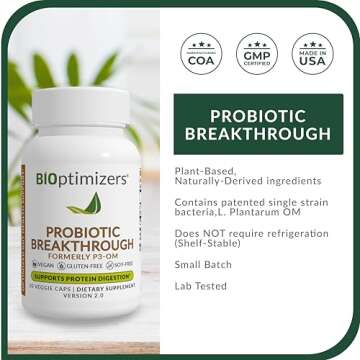 Probiotic Breakthrough For Gut Health & Immunity Support - 30 Caps