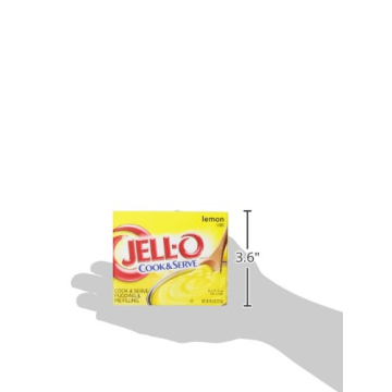Jell-O Lemon Cook & Serve Pudding Mix - 6 Box Pack