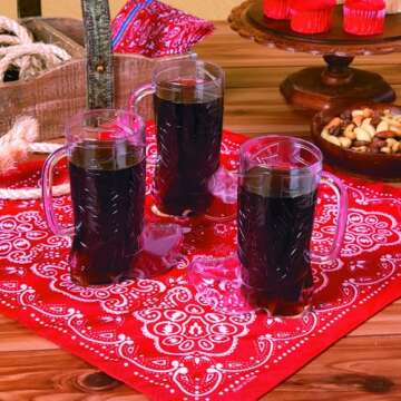 Fun Express Clear Cowboy Boot Plastic BPA Free Mugs - 17 oz. (Pack of 12) - Ideal for Western-themed Parties, Birthdays, Bachelorette and Bachelor Parties and Weddings