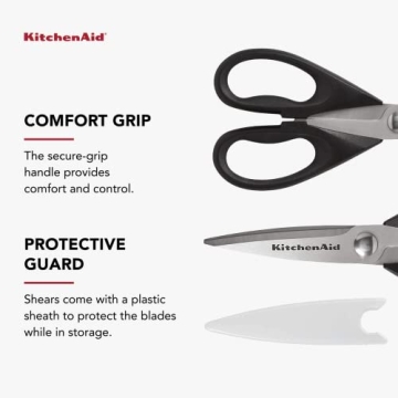 KitchenAid Kitchen Shears - Comfort Grip, Stainless Steel