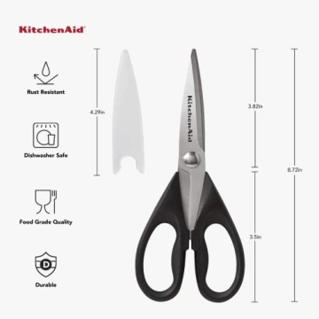 KitchenAid Kitchen Shears - Comfort Grip, Stainless Steel
