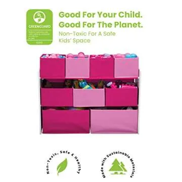 Delta Children Deluxe Multi-Bin Toy Organizer for Kids