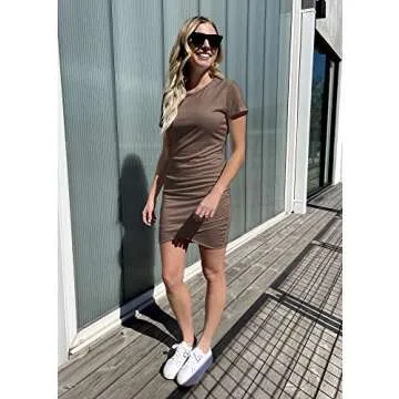 BTFBM Women's Casual Beach Dress for Summer Style, Versatile!