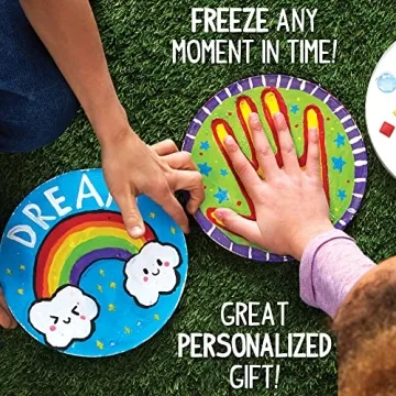 Craft 4 Personalized Stepping Stones with This Kit
