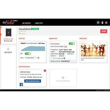 LiveU Solo Wireless Live Video Streaming Encoder Facebook Live, Twitch, YouTube, and Twitter Live Video Streams