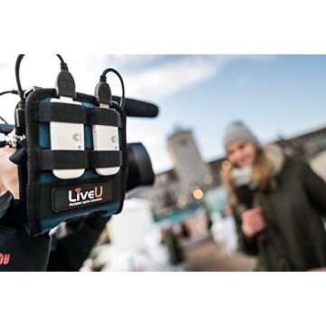LiveU Solo Wireless Live Video Streaming Encoder Facebook Live, Twitch, YouTube, and Twitter Live Video Streams