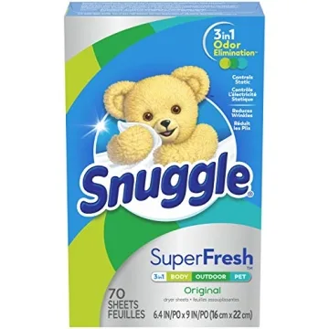 Snuggle Plus SuperFresh Dryer Sheets for Lasting Freshness