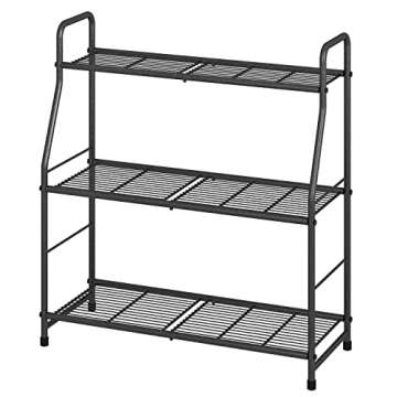Simple Trending Plant Stand Outdoor Indoor 3 Tier Metal Waterproof Plant Shelf for Living Room Balco...