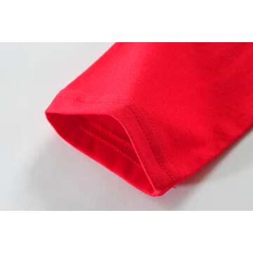 DDSOL Toddler Boys Girls Valentine's Day T-Shirt Unisex Raglan Long Sleeve Tees Loads of Love Heart Kids Boys Tops 2-8 Years