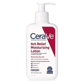 CeraVe Anti Itch Moisturizing Lotion with Pramoxine Hydrochloride, Soothing Relief for Skin Irritati...