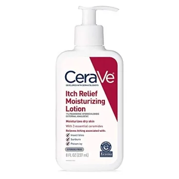 CeraVe Anti Itch Moisturizing Lotion with Pramoxine Hydrochloride, Soothing Relief for Skin Irritati...