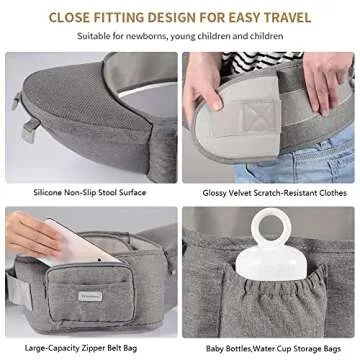 6-in-1 Adjustable Baby Carrier for Newborns & Toddlers