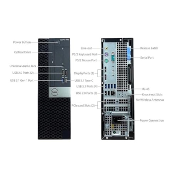 Dell Optiplex 7060 i5 Desktop PC with 16GB RAM, 512GB SSD