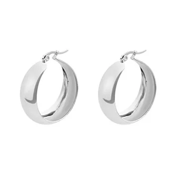 Hypoallergenic Stainless Steel Hoop Earrings - Edforce