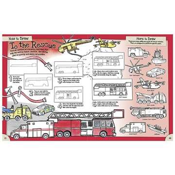 How to Draw Awesome Vehicles: Land, Sea, and Air: A Drawing Book for Kids Packed With 100+ Vehicles (Perfect Valentine's Day Gift) (How to Draw Series)