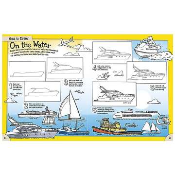 How to Draw Awesome Vehicles: Land, Sea, and Air: A Drawing Book for Kids Packed With 100+ Vehicles (Perfect Valentine's Day Gift) (How to Draw Series)