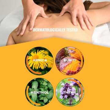 Dulàc - Arnica Gel for Bruising and Swelling 16.9 Fl Oz, 98% Arnica Montana Cream Extra Strength for Muscle and Joint Relief, Non-Greasy, Natural Formula, Cool Effect, Alcohol Free