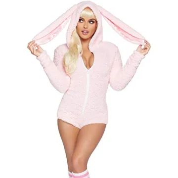 Comfortable Leg Avenue Cuddle Bunny Romper for Adults