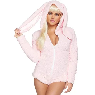 Comfortable Leg Avenue Cuddle Bunny Romper for Adults