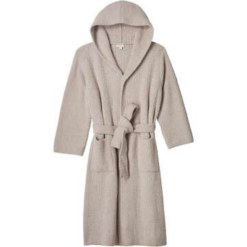 CozyChic Ribbed Hooded Robe by Barefoot Dreams