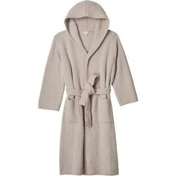 CozyChic Ribbed Hooded Robe by Barefoot Dreams