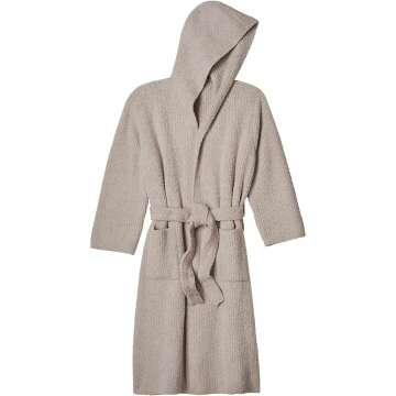 CozyChic Ribbed Hooded Robe by Barefoot Dreams