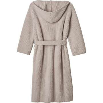CozyChic Ribbed Hooded Robe by Barefoot Dreams