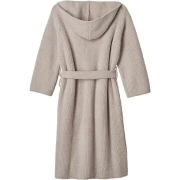 CozyChic Ribbed Hooded Robe by Barefoot Dreams