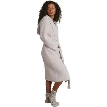 CozyChic Ribbed Hooded Robe by Barefoot Dreams