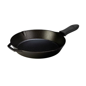 Lodge 12" Seasoned Cast Iron Skillet with Hot Handle Holder