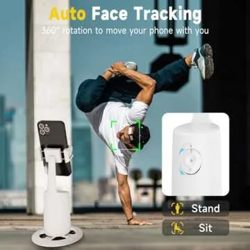 Auto Face Tracking Tripod for Easy Photo and Video Creation