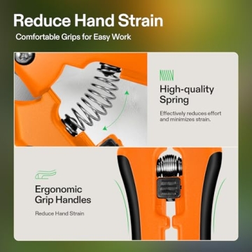 Vivosun 6.5 Inch Precision Gardening Scissors Pruner