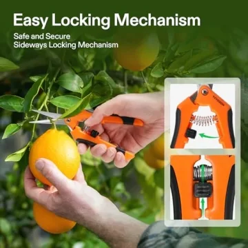 Vivosun 6.5 Inch Precision Gardening Scissors Pruner