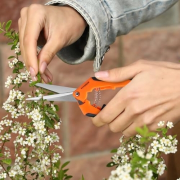 Vivosun 6.5 Inch Precision Gardening Scissors Pruner