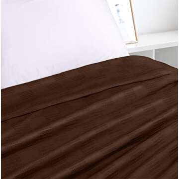 Utopia Bedding King Size Cotton Blanket - Soft & Breathable