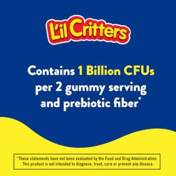 L’il Critters Probiotic Gummies for Kids' Digestive Health
