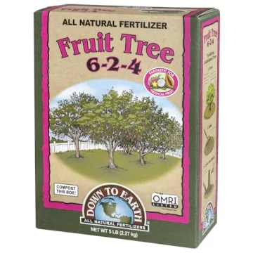 Down to Earth Organic Fruit Tree Fertilizer 6-2-4, 5lb