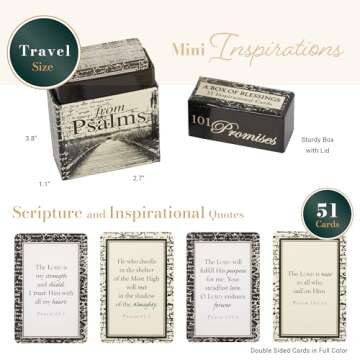 101 Promises from Psalms - Inspirational Blessing Cards