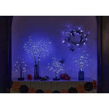 LITBLOOM Lighted Halloween Tree with LED Fairy Lights