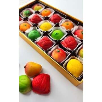 Bergen Marzipan M-1 Assorted Fruit 8 ounce