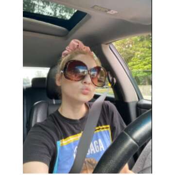 AStyles - Big Huge Oversized Vintage Style Sunglasses Retro Women Celebrity Fashion (Brown)