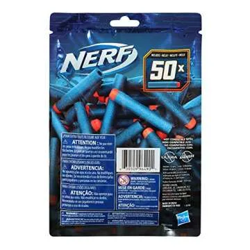 Nerf Elite 2.0 50-Dart Refill Pack, 50 Foam Darts Compatible with All Official Blasters That Use Elite Darts, Kids Easter Basket Stuffers