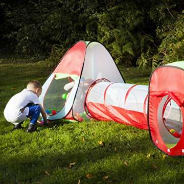 Kiddey Children’s Play Tent with Tunnel Set for Kids