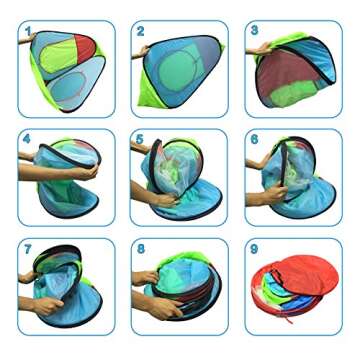 Kiddey Children’s Play Tent with Tunnel Set for Kids