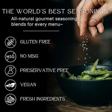 Borsari Everything Bagel Seasoning - Gourmet Bagel Seasoning With Sea Salt and Poppy Seeds - Gluten Free and Keto Friendly Spice for Cooking - Flavorful Seasoning - (3.2 oz)